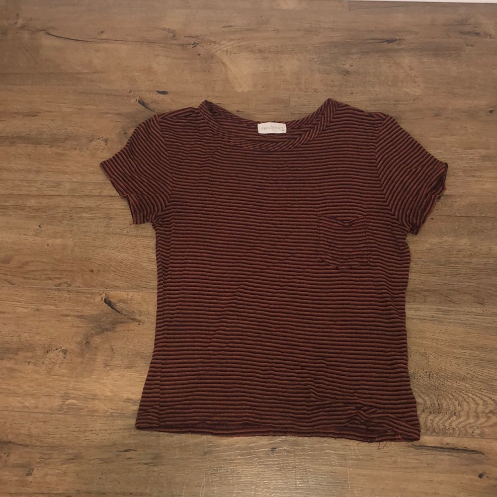 Red Striped Tee